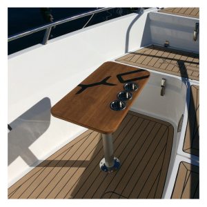 TABLE ON FOREDECK COMPLETE