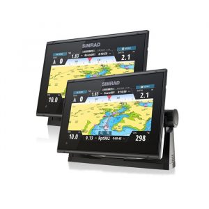 2X SIMRAD PLOTTER GO9 WITH EU CHART